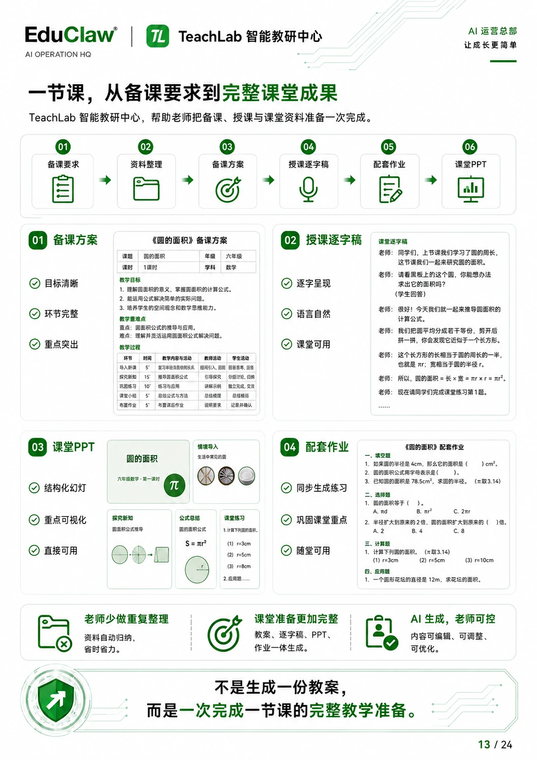 EduClaw 产品销售手册第 13 页