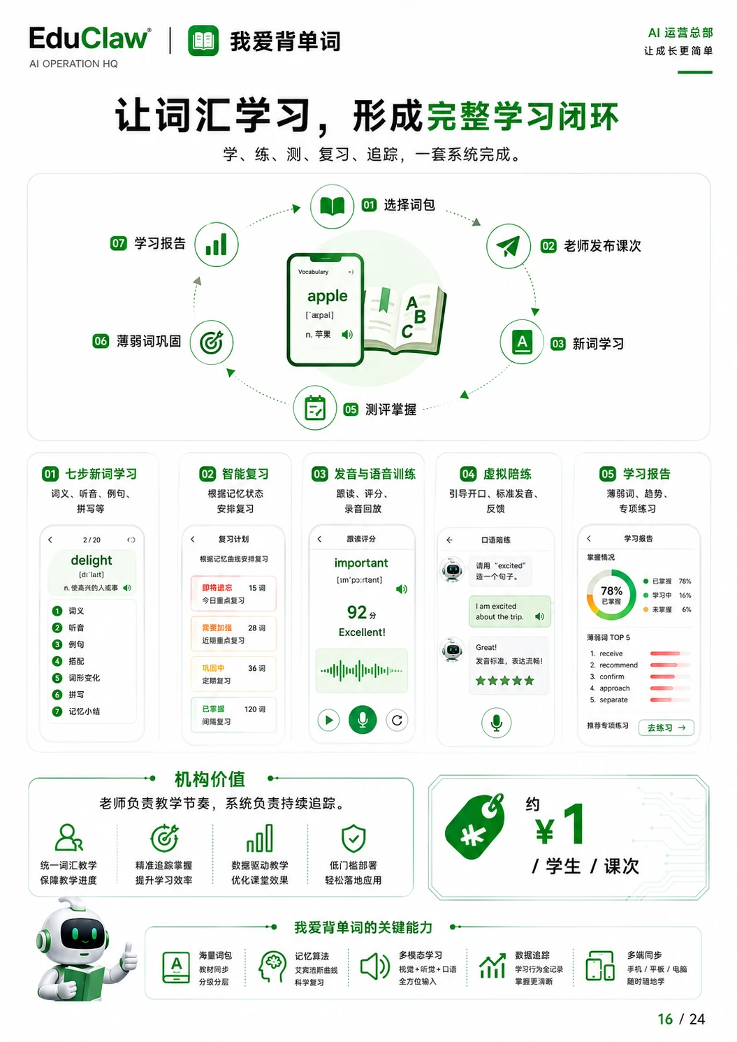 EduClaw 产品销售手册第 16 页